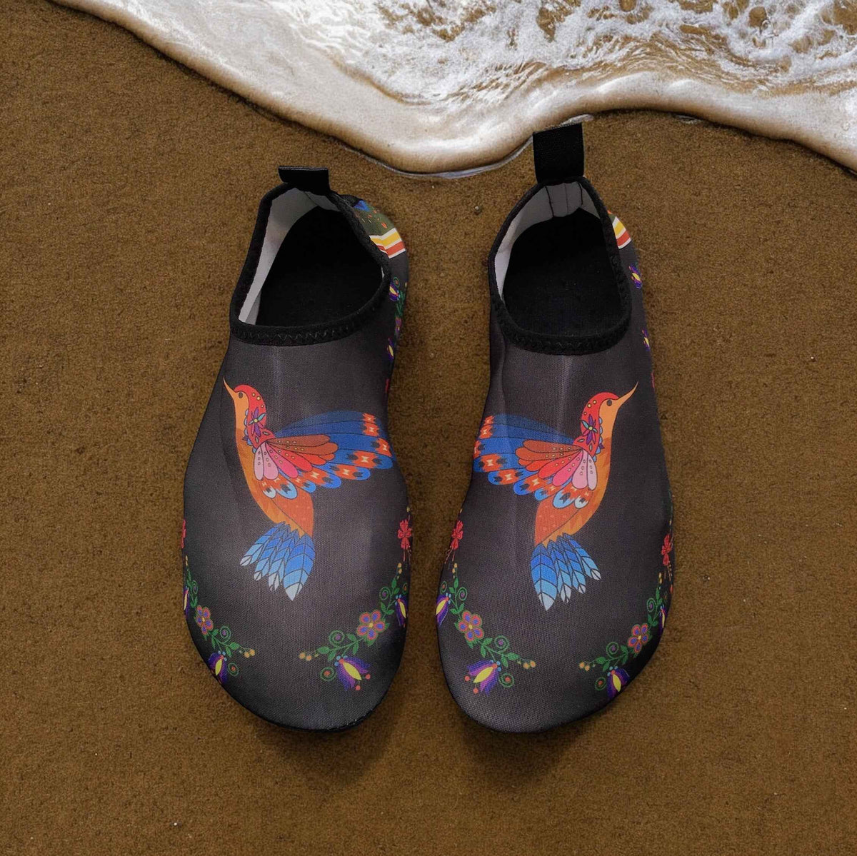 OLDTRIBES™ Whispering Hummingbird Aqua Shoes