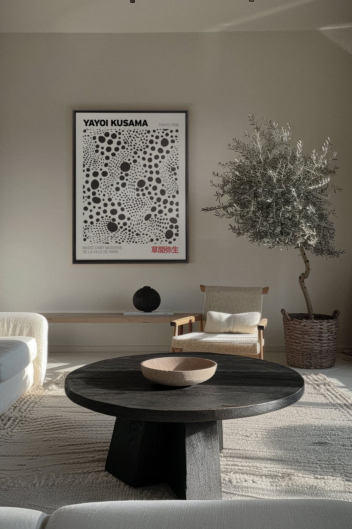 KUSAMA II, Oeuvre sur toile étirée