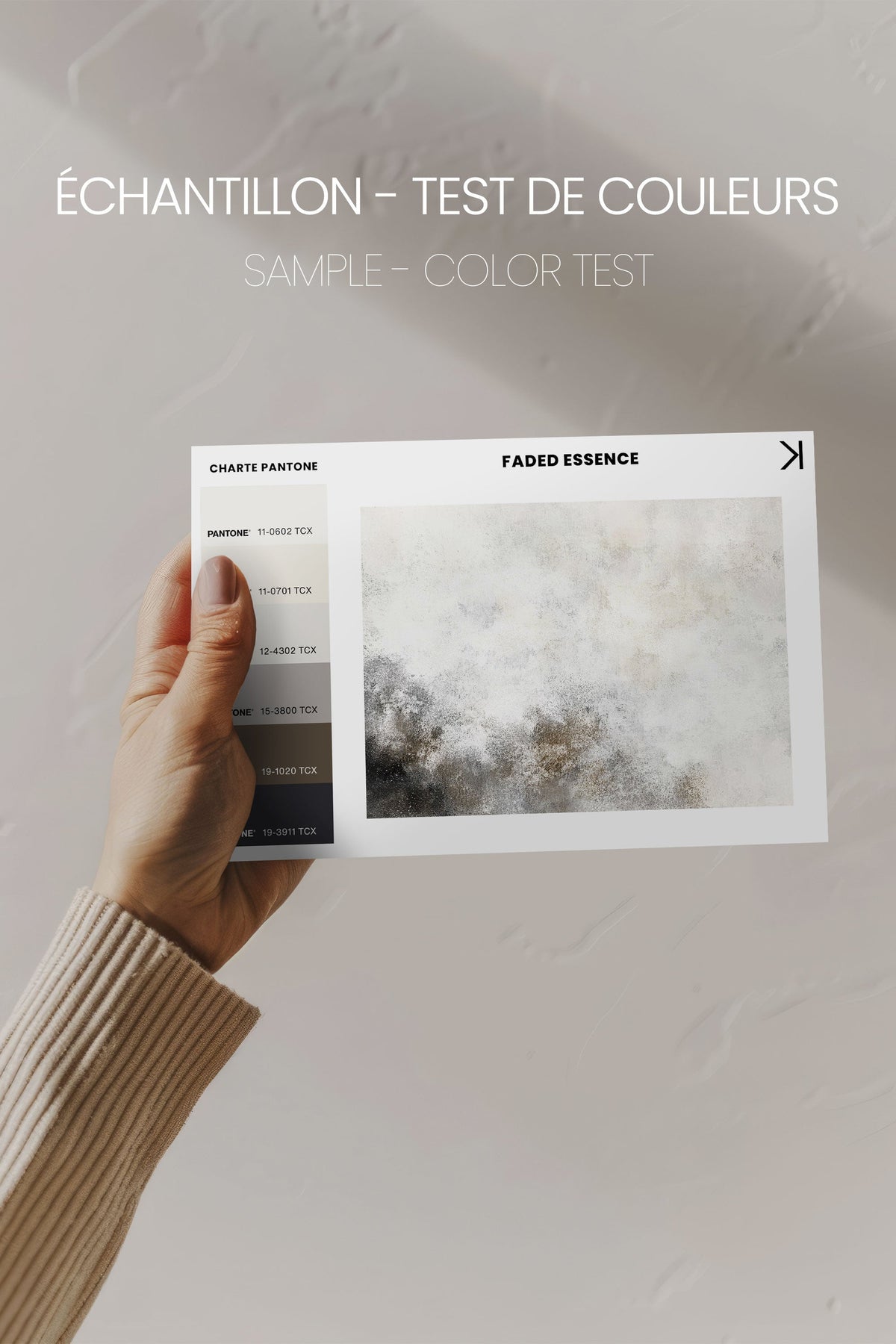 FADED ESSENCE, Oeuvre sur toile étirée