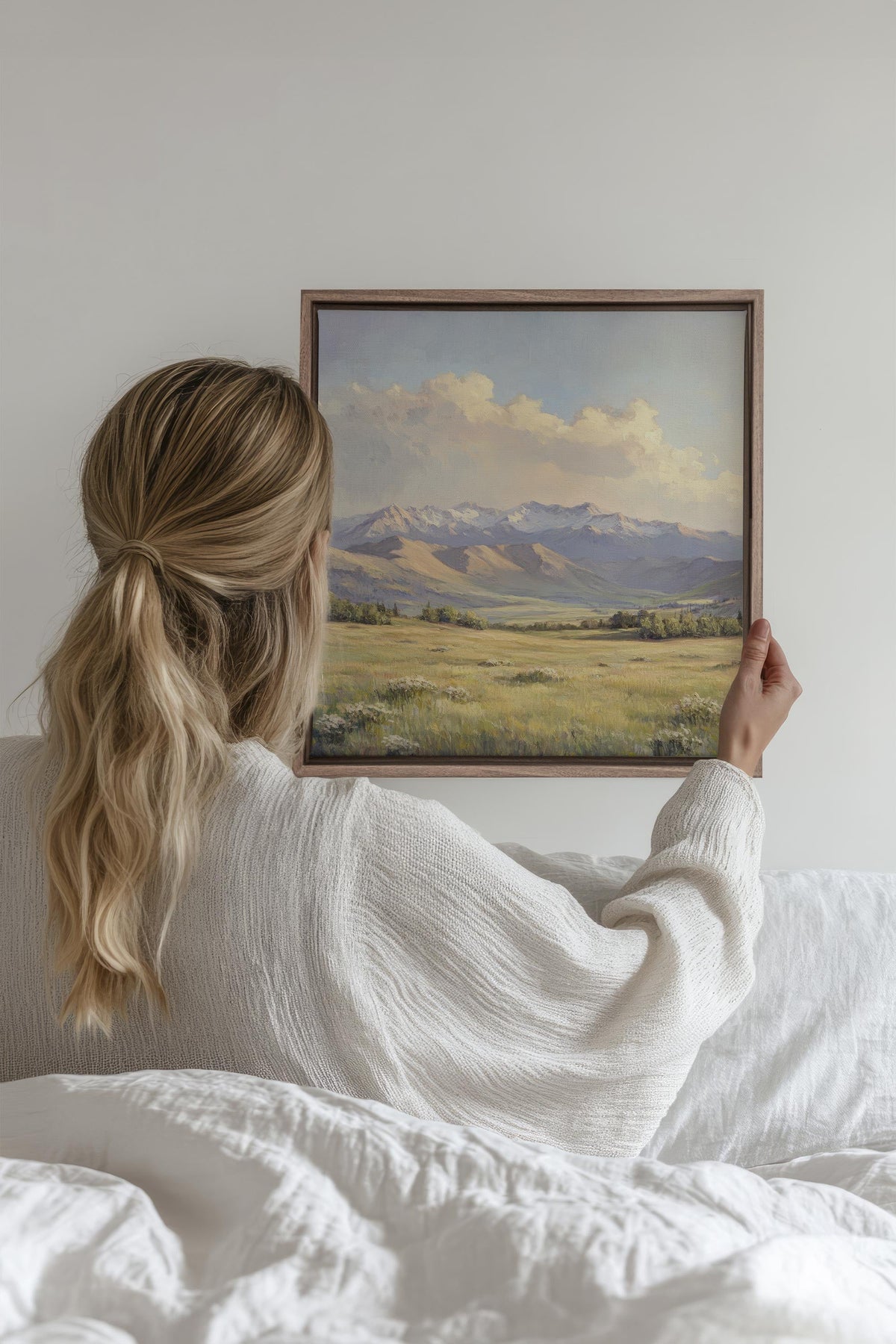 VALLEY OF LIGHT, Oeuvre sur toile étirée