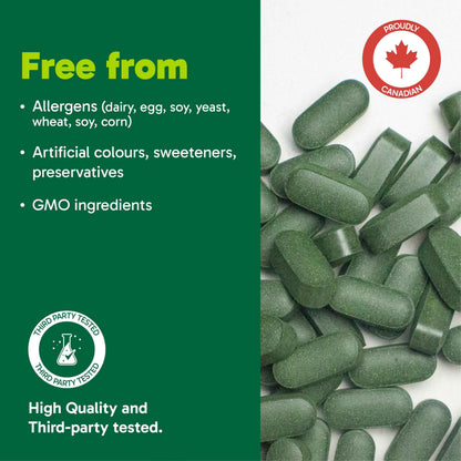 Organika Spirulina 180 Tabs 🍁 All In One Marketplace Canada