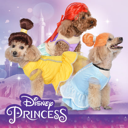 Disney for Pets Halloween Disney Princess Belle Costume - Small -| Disney Princess Halloween Costumes for Dogs, Officially Licensed Disney Dog Halloween Costume, Yellow (FF22921)
