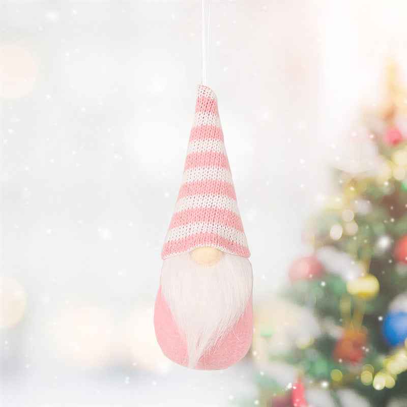 Knitted Christmas Tree Pendant Ornaments – Small Hanging Decor, 3 Styles