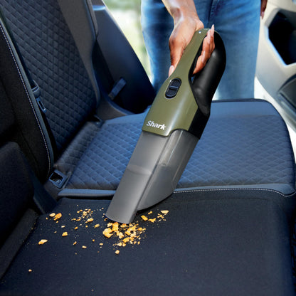 Shark Cyclone Handheld Vacuum - HyperVelocity Suction, Lightweight 1.6 lbs, XL Dust Cup, USB Charging, 8" Crevice Tool, Washable Filter, Green/Grey CH700C (Canadian Version) 🍁 All In One Marketplace Canada