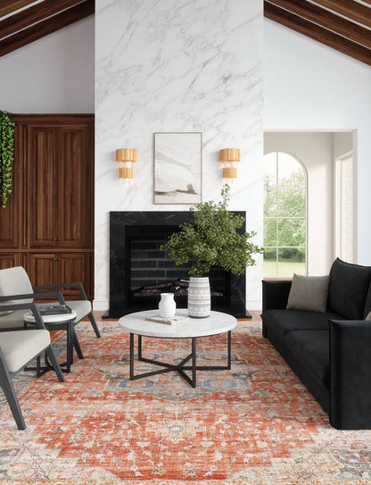 Rivka Terracota Ocean Rug