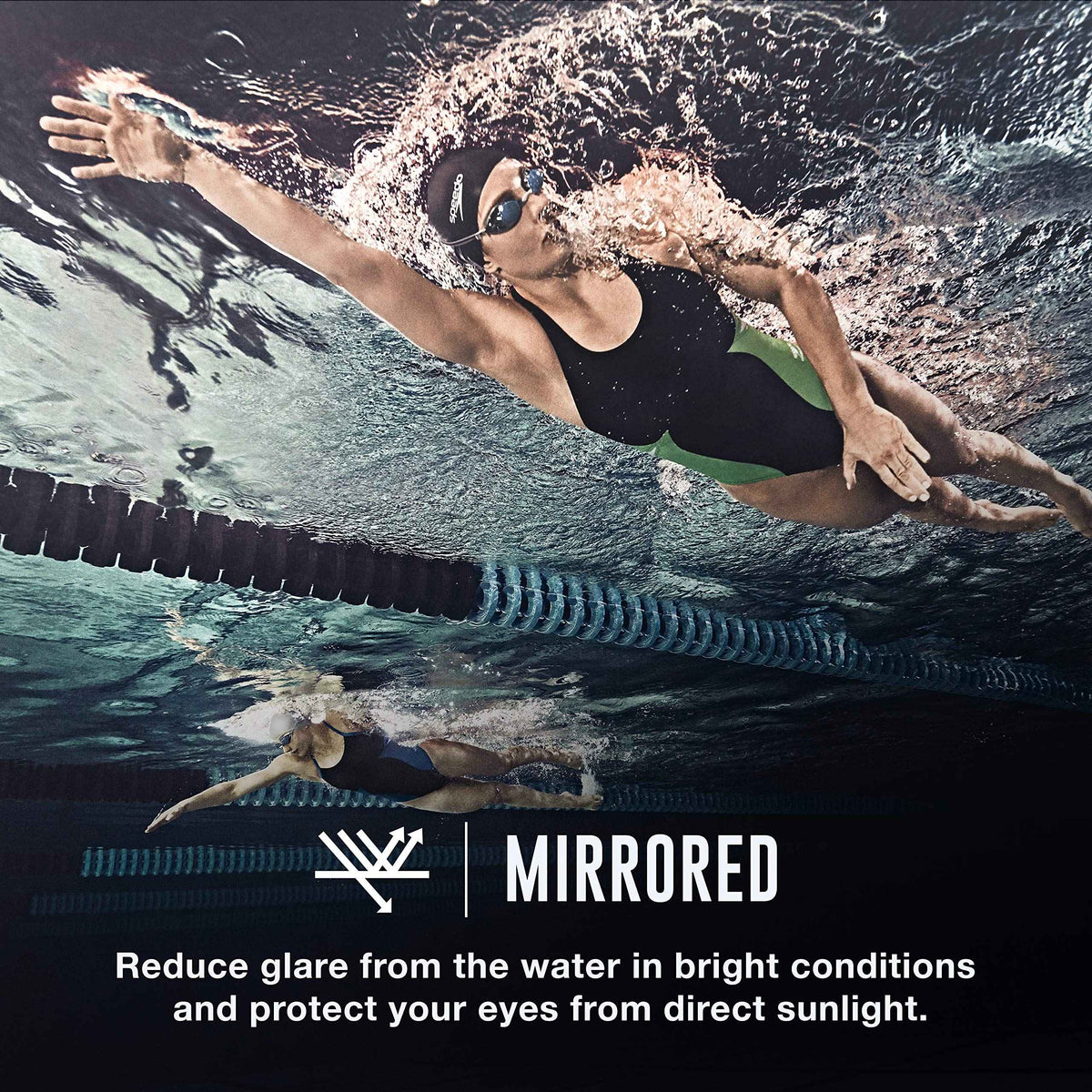 Speedo Women's Swim Goggles Mirrored Vanquisher 2.0 - Aqua, One Size 🍁 All In One Marketplace Canada