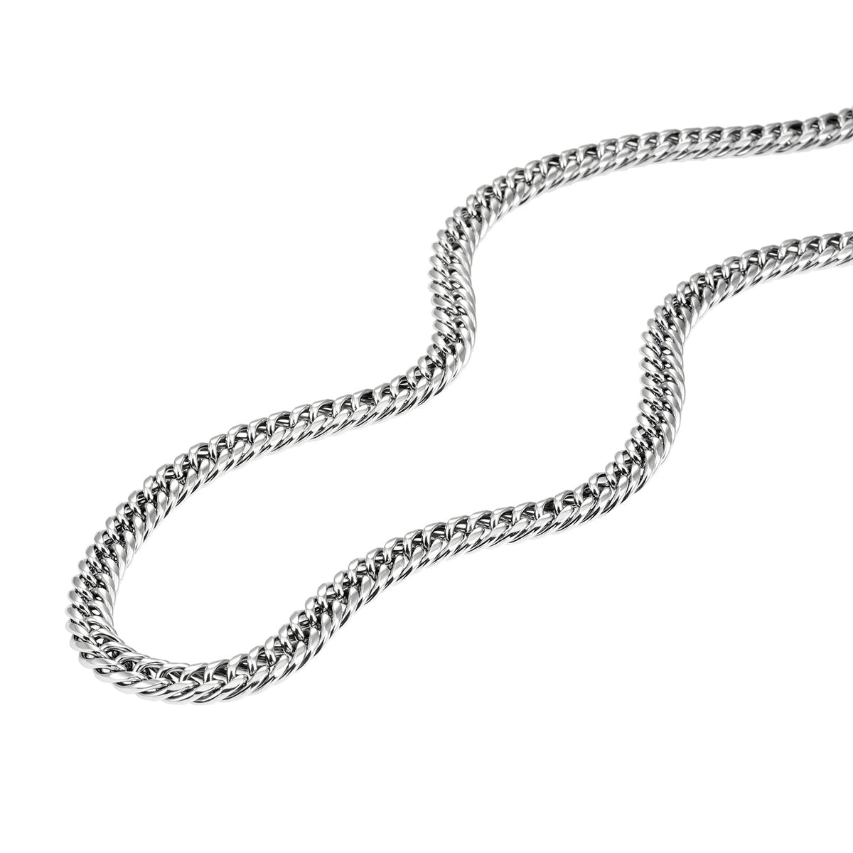ABRAFO: Chunky Chain in Silver for Women or Men