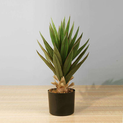 Aloa Artificial Aloe Tree Potted Plant 20''
