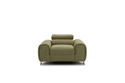 Laurence Modern Accent Chair - Olive Green