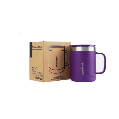 Aquaflask Thermal Insulated Lidded Mug With Handle 415ml (14 oz)