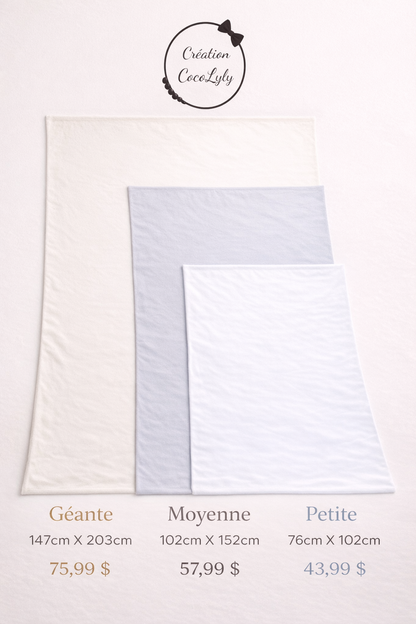 Couverture minky petit déjeuner Canadien 🧇 moyenne