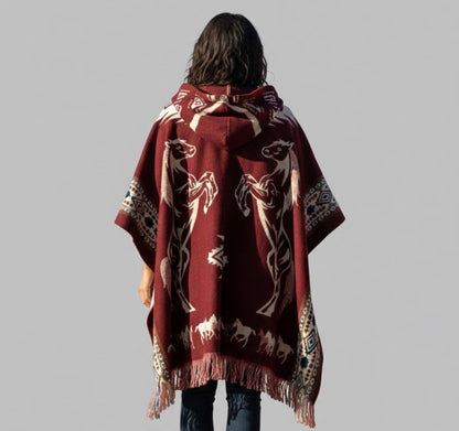 7Horses HandMade Wool Poncho