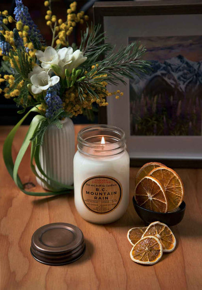 BC Mountain Rain Soy Candle - 14oz