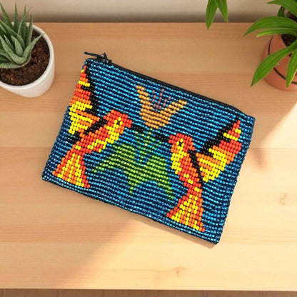 OLDTRIBES™ HummingBird Beaded coin purses