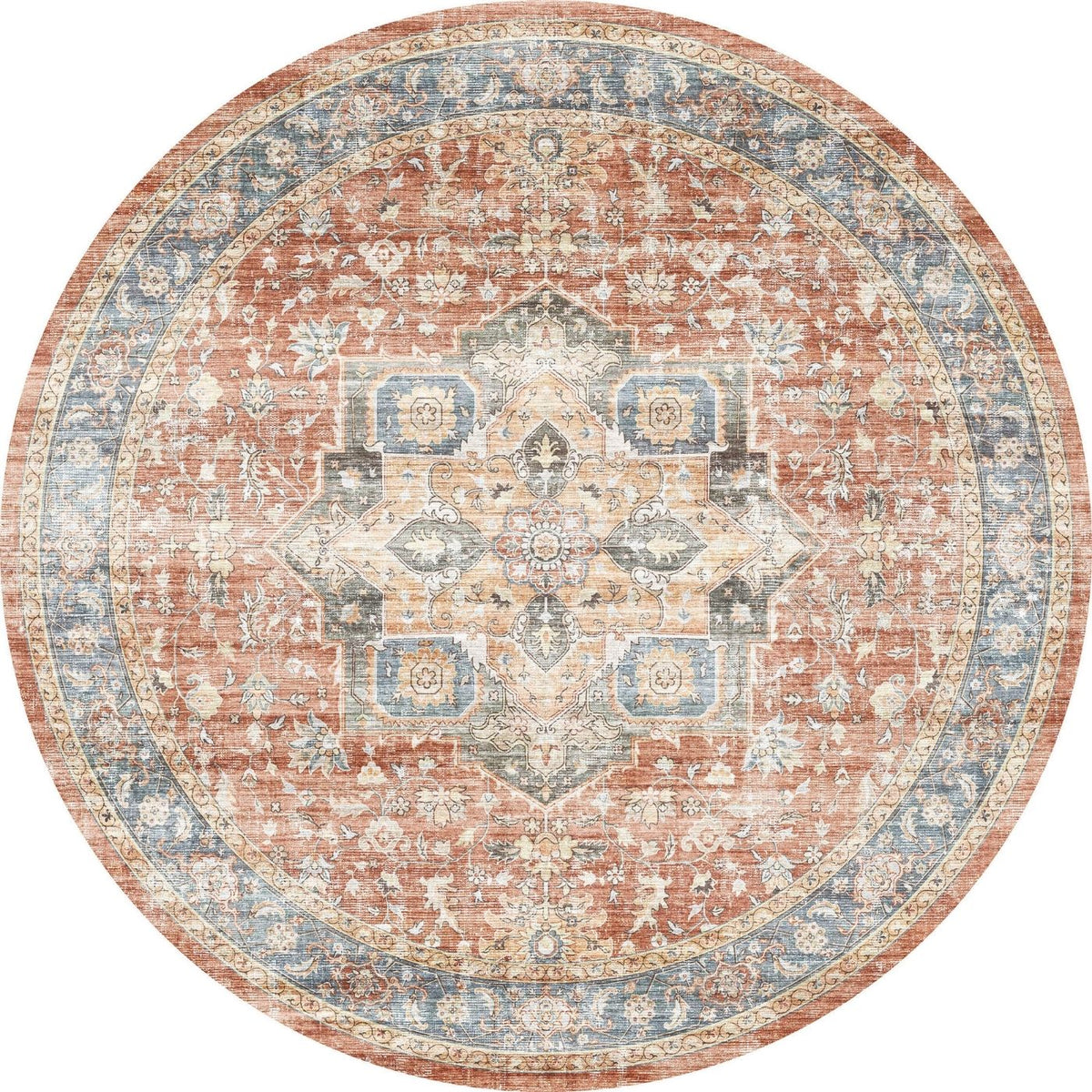 Rivka Terracota Ocean Rug
