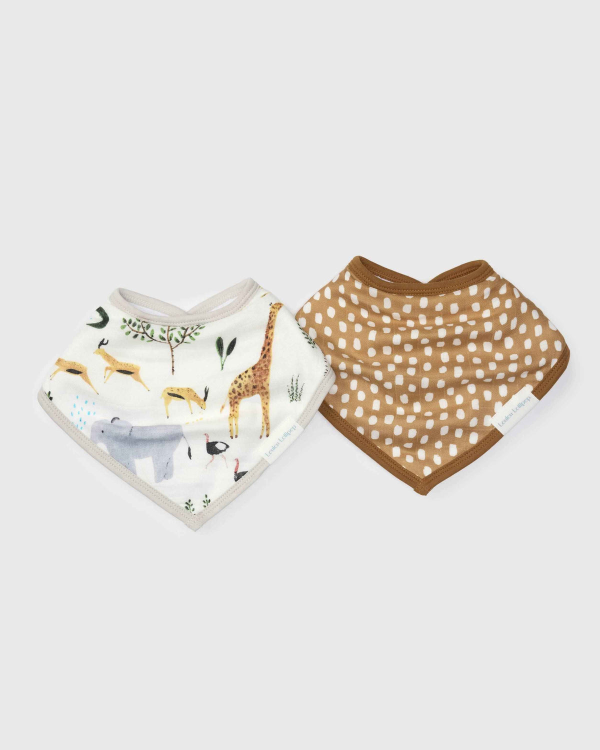 Bandana Bib Set - 2 Pack - Safari Jungle