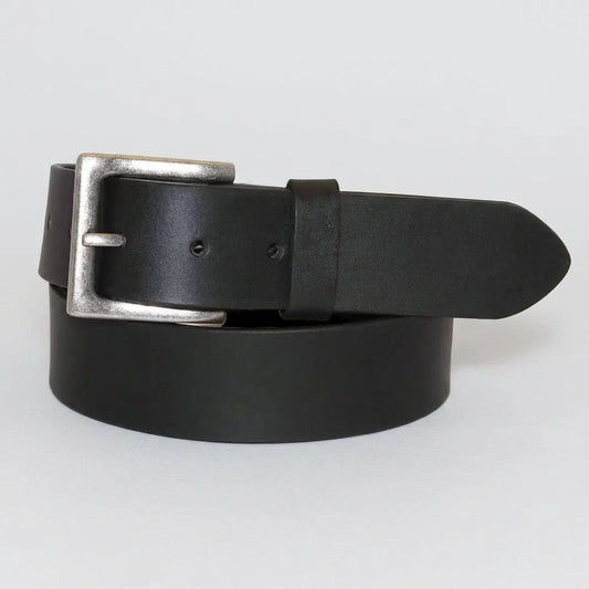 BOL Men's Removable Buckle Solid Leather Belt