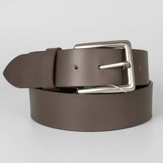 BOL Men's Removable Buckle Solid Leather Belt