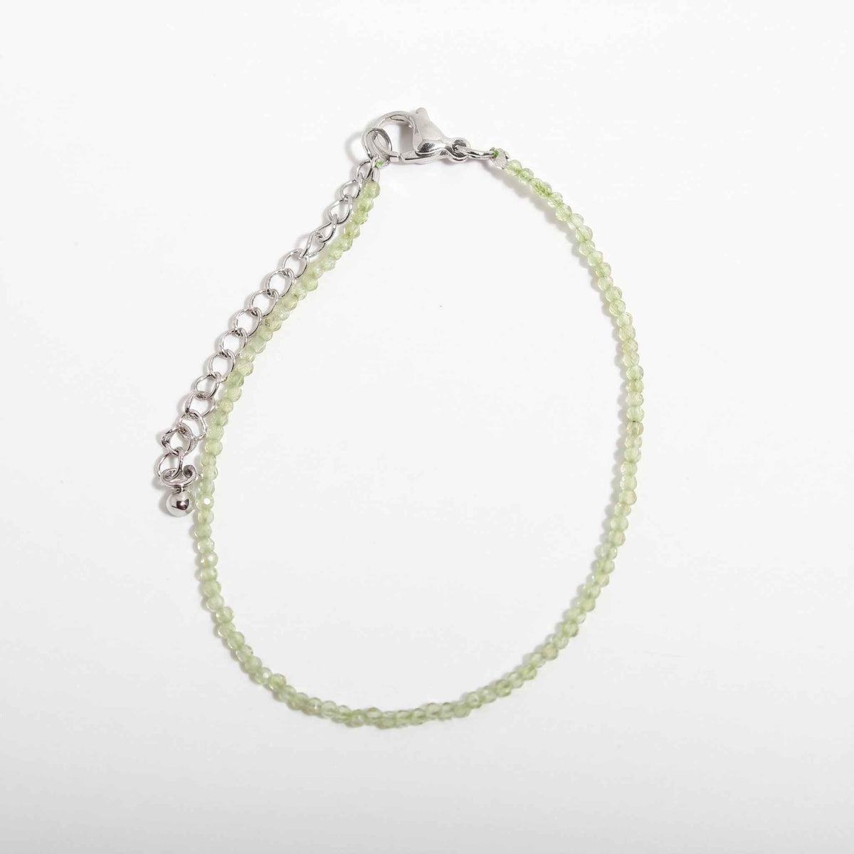 Peridot Bracelet - 2-3mm
