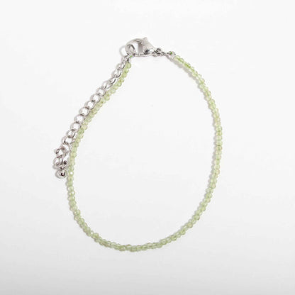 Peridot Bracelet - 2-3mm