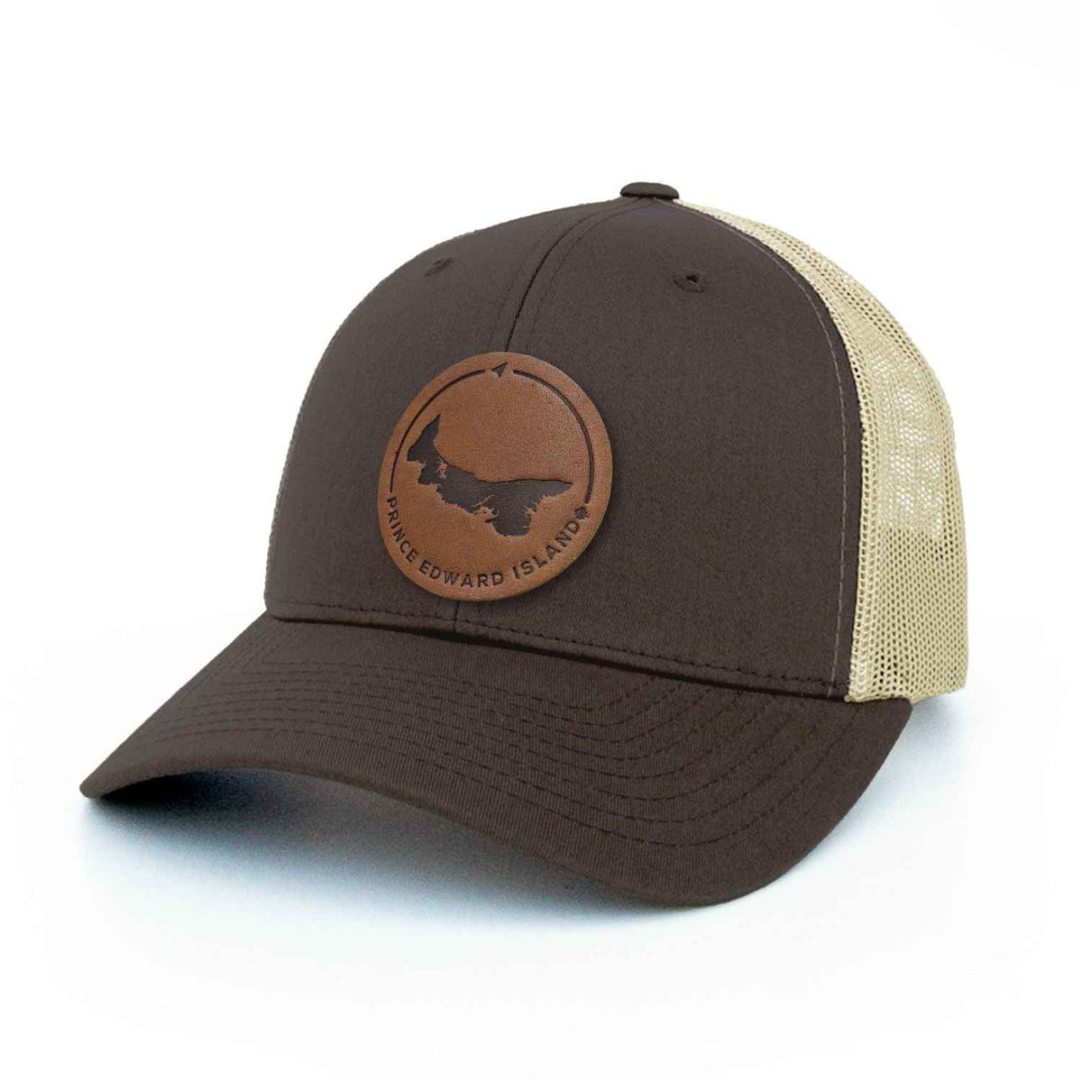 Prince Edward Island Leather Patch Trucker Hat