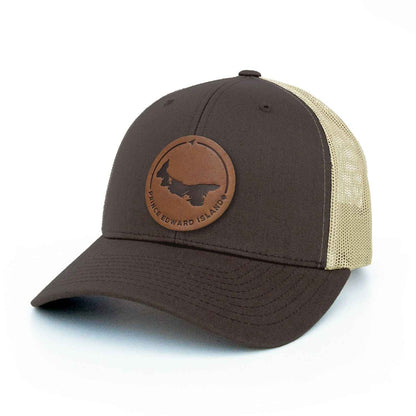 Prince Edward Island Leather Patch Trucker Hat