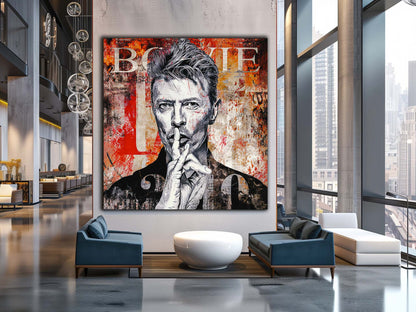 Wall Art - " Let's Dance" Bowie fans