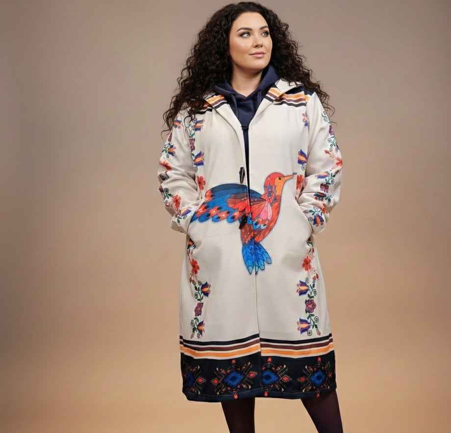 OLDTRIBES™ Aurora Hummingbird long coat
