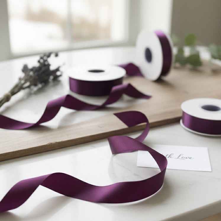 30 Meter Double Face Purple #793 Ribbon Roll