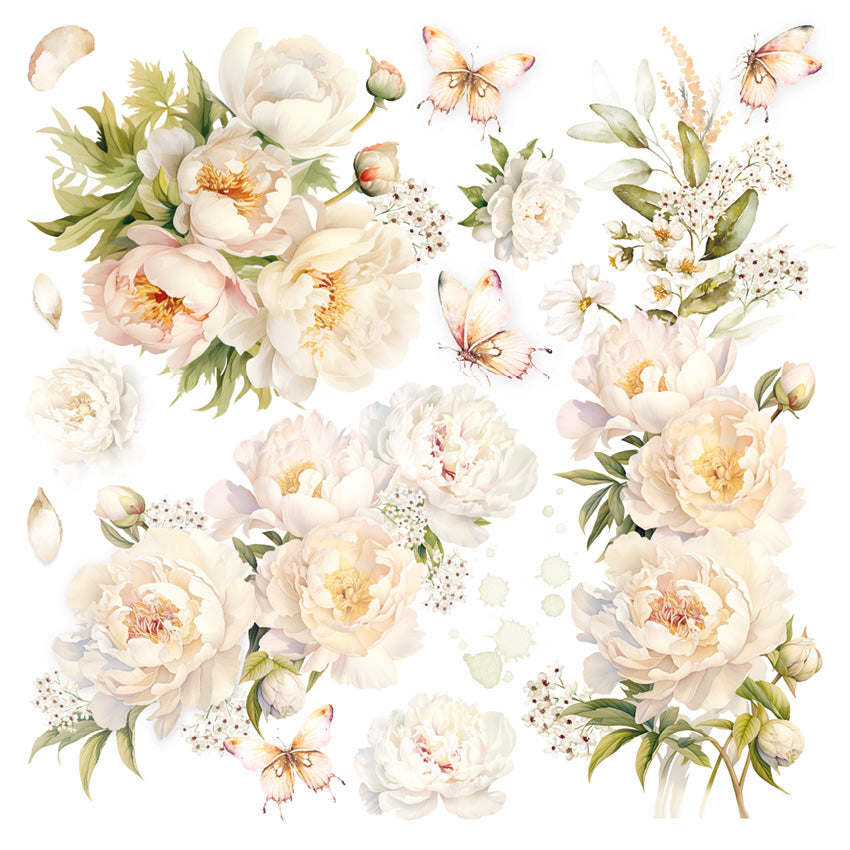 Vellum Always & Forever Fussy Cut 6"x6" 6/Pkg