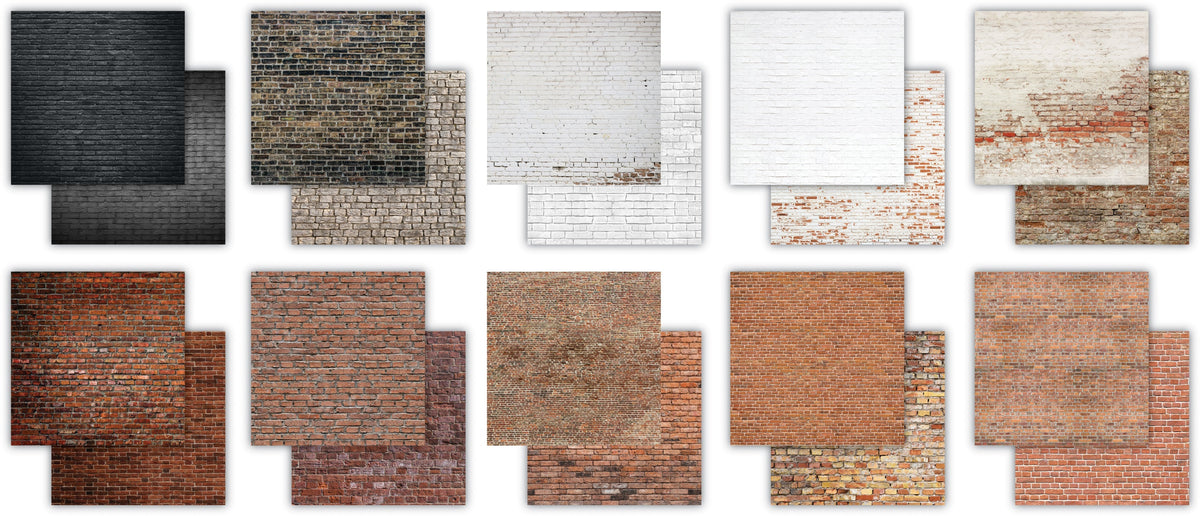 Brick Textures 6x6 Premium Paper Pad