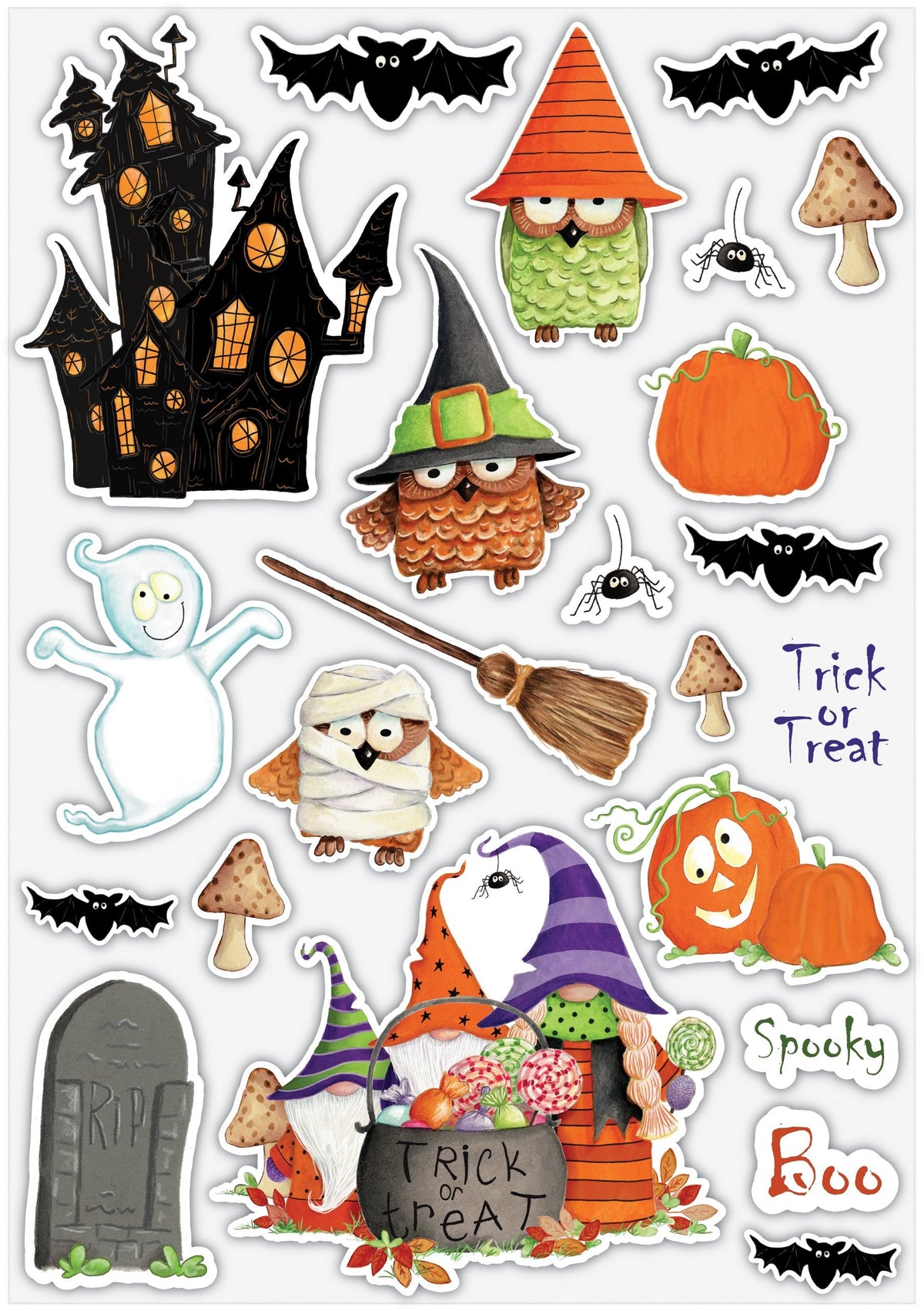 Happy Haunting - Puffy Stickers