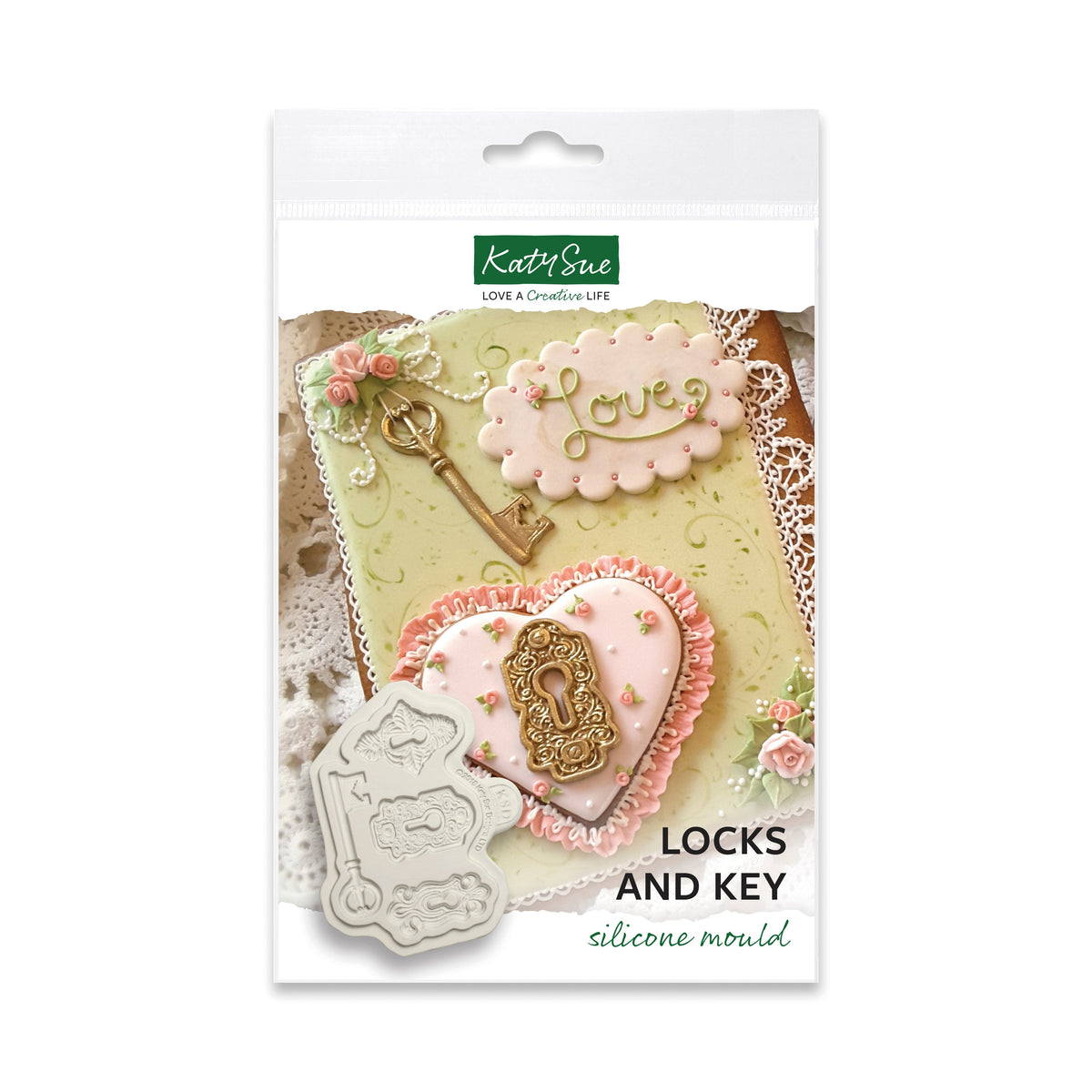Locks and Key Silicone Mould