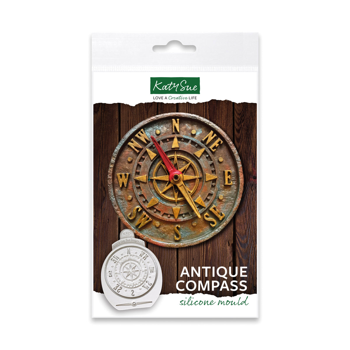 Antique Compass Silicone Mould