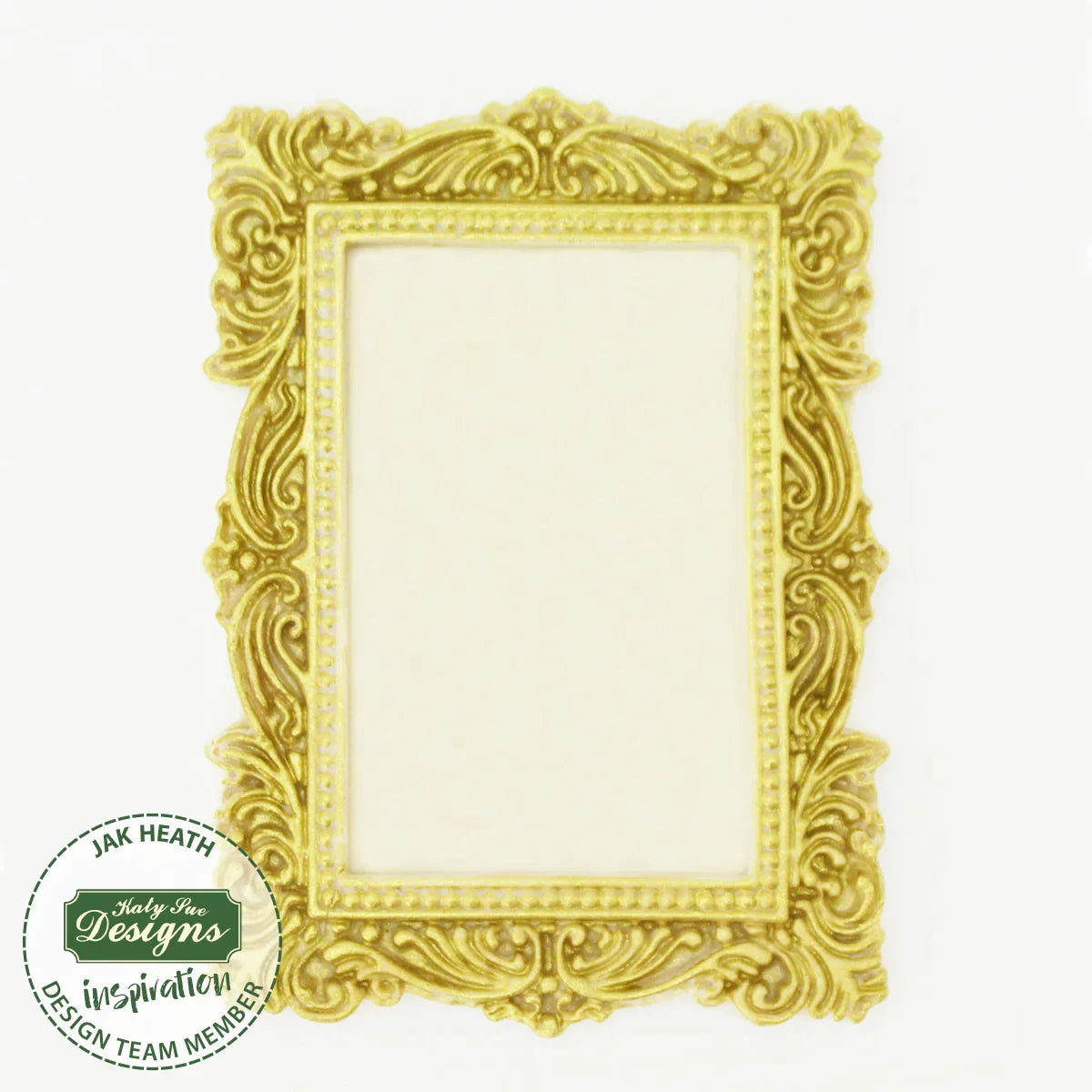 Medium Vintage Frame Silicone Mould
