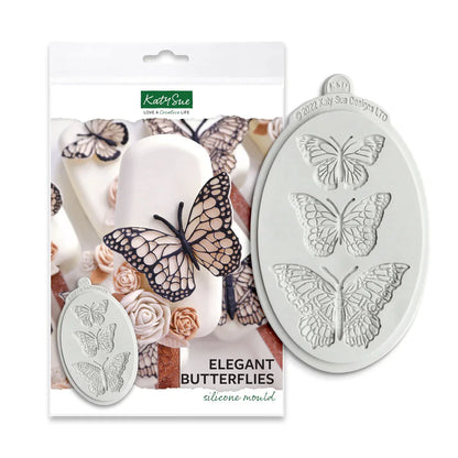 Elegant Butterflies Silicone Mould