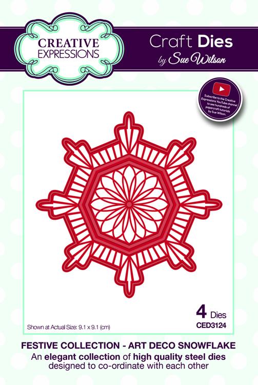 Festive Collection Art Deco Snowflake