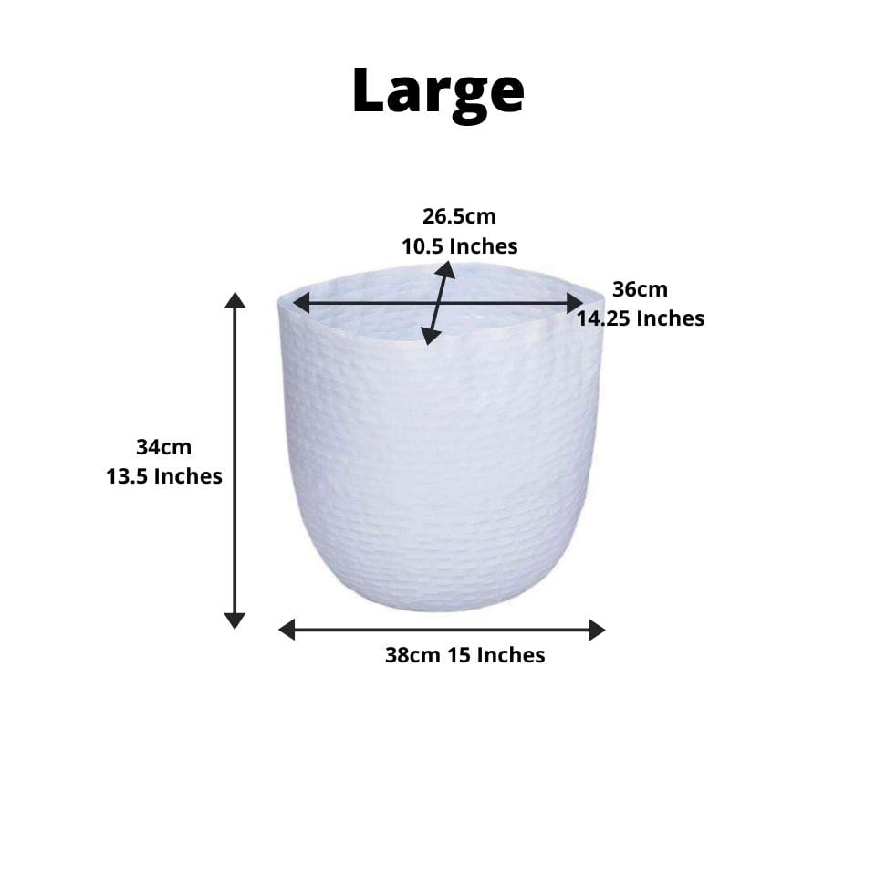 Chata - Brass Basket Planter (Multiple Sizes)