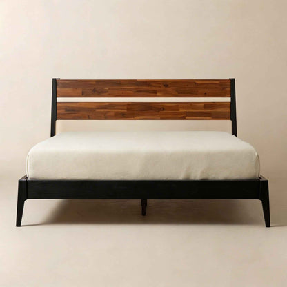 [Buy 1 Get 1] Callisto Solid Wood Bed Frame and Nightstand