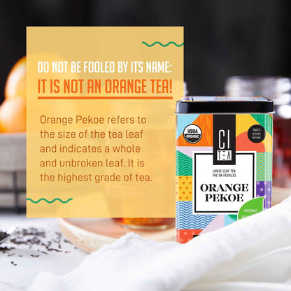 Organic Orange Pekoe Black Loose Leaf Tea