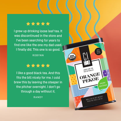 Organic Orange Pekoe Black Loose Leaf Tea