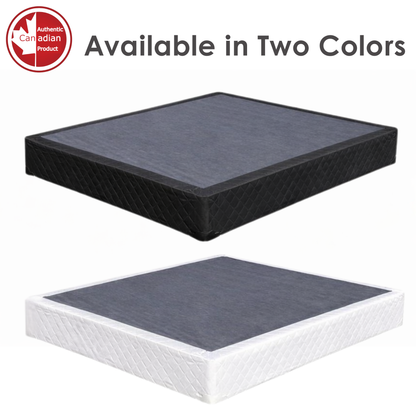 UltraFlex® RADIANCE Mattress and BoxSpring Set - High-Density Natural Blend Foam Encasing, CoolTemp Cooling Gel, Eco-Friendly Orthopedic Mattress With Multiple Spinal Support Zones (Made in Canada)