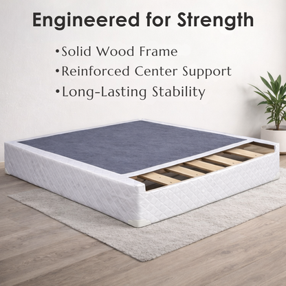 UltraFlex® ATLAS Mattress and BoxSpring Set-Canadian Made Firm Reversible Foam Mattress – Cooling Gel Infused High-Density Foam with Breathable Bamboo Cover – CertiPUR-US® Certified for Superior Comfort & Support