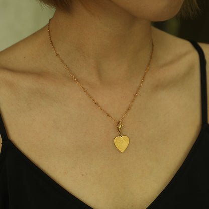 AVERY Charm Necklace Gold