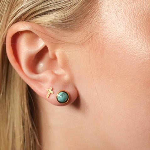 DORA 2-Pair Stud Earrings Set