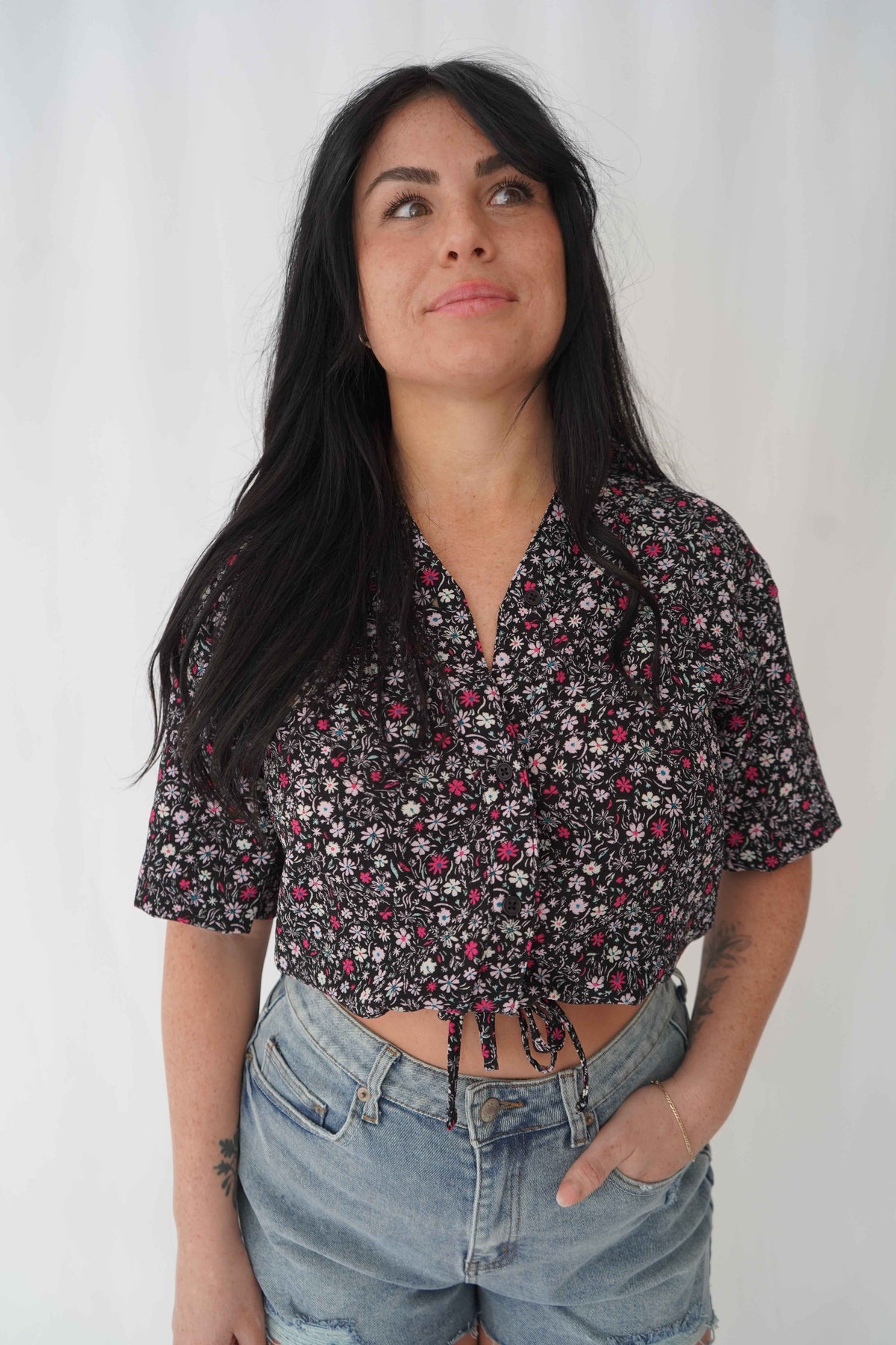 Chemise popsicle - Fleuri