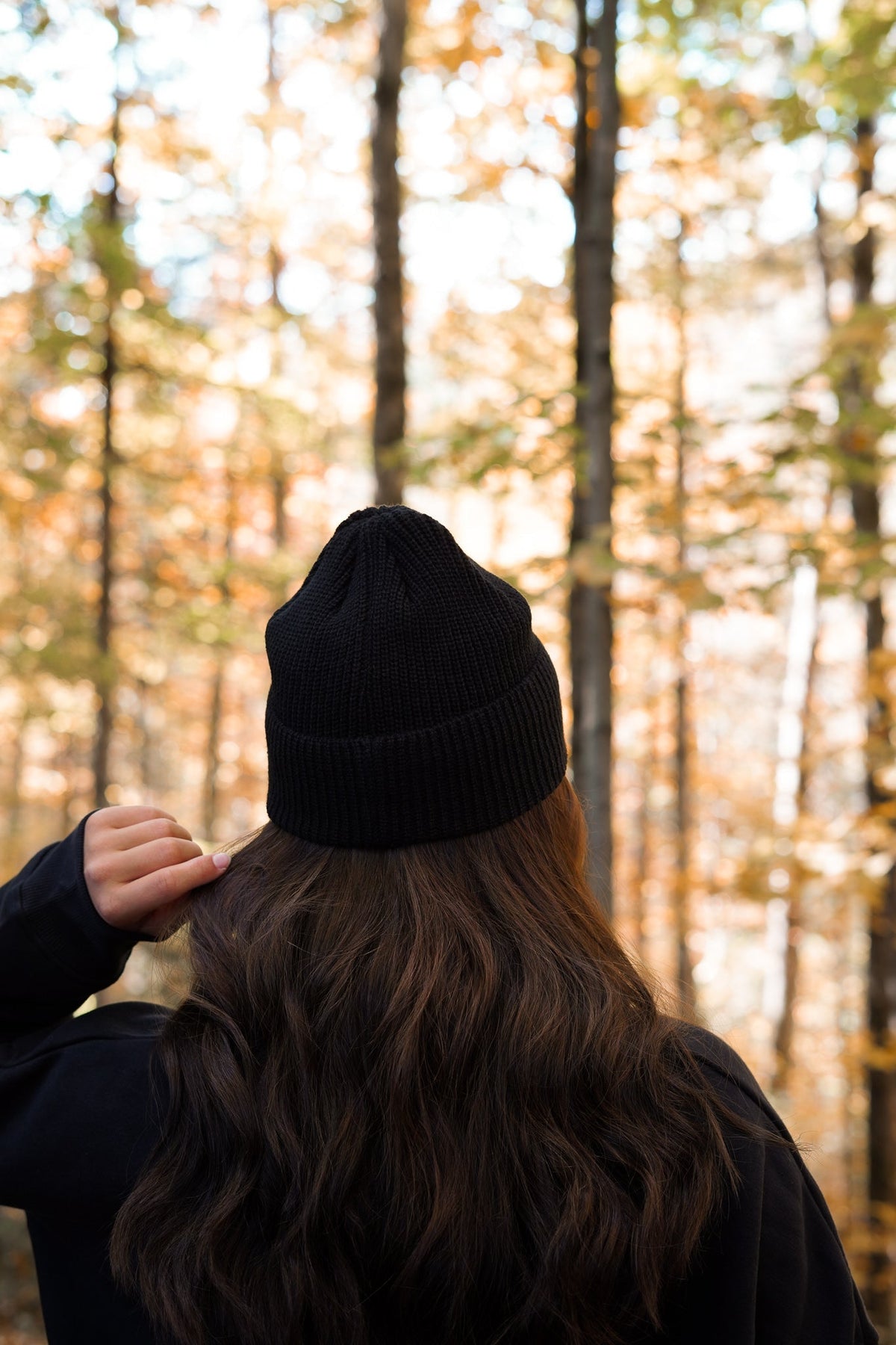 Tuque en laine | Noir