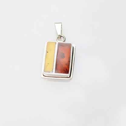 Daybreak Pendant — Baltic Amber & Sterling Silver