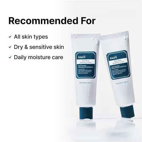 Dear, Klairs Rich Moist Soothing Cream 80ml