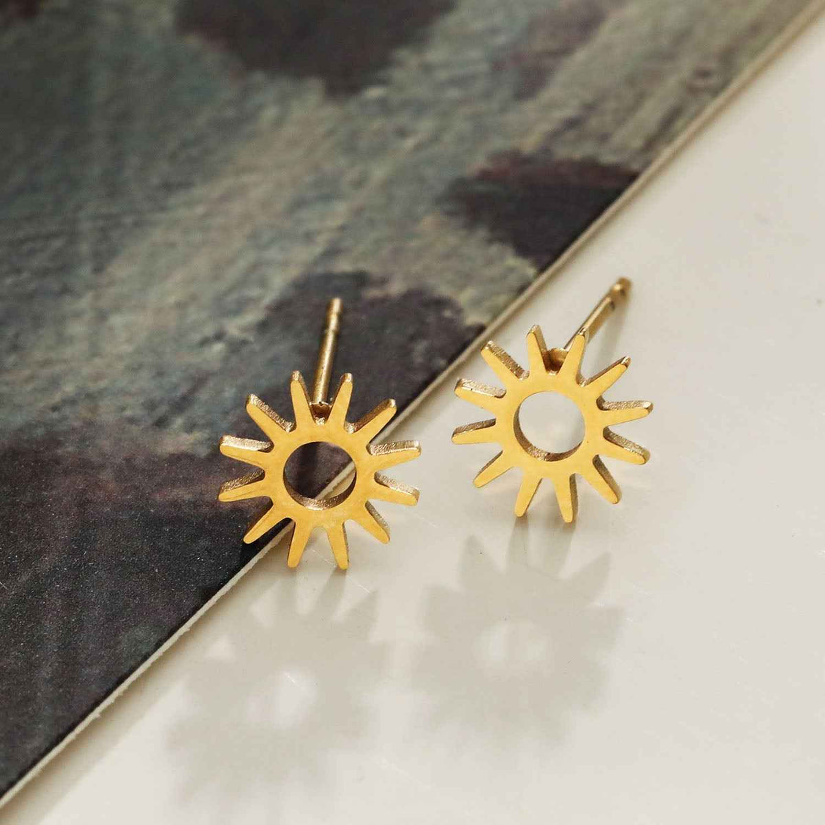 Style EDLA: 'Starry Night' Stud Earrings Gold